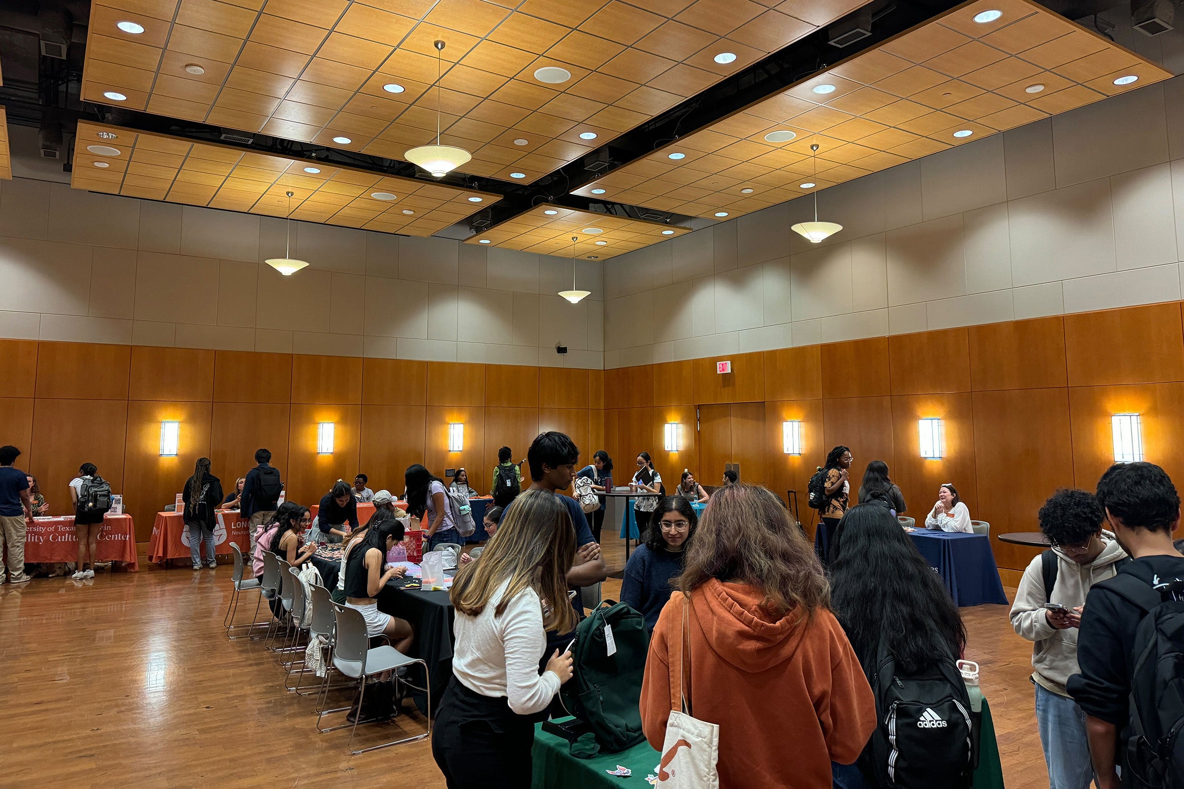 Students attend the 2024 Resource Fair
